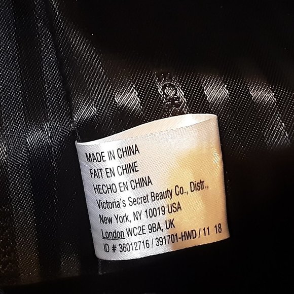 🎈HOLD🎈VICTORIA'S SECRET' TOP~ZIP CARRY~ALL TOTE BAG DOUBLE STRAP RIBBON LOGO - Picture 9 of 16